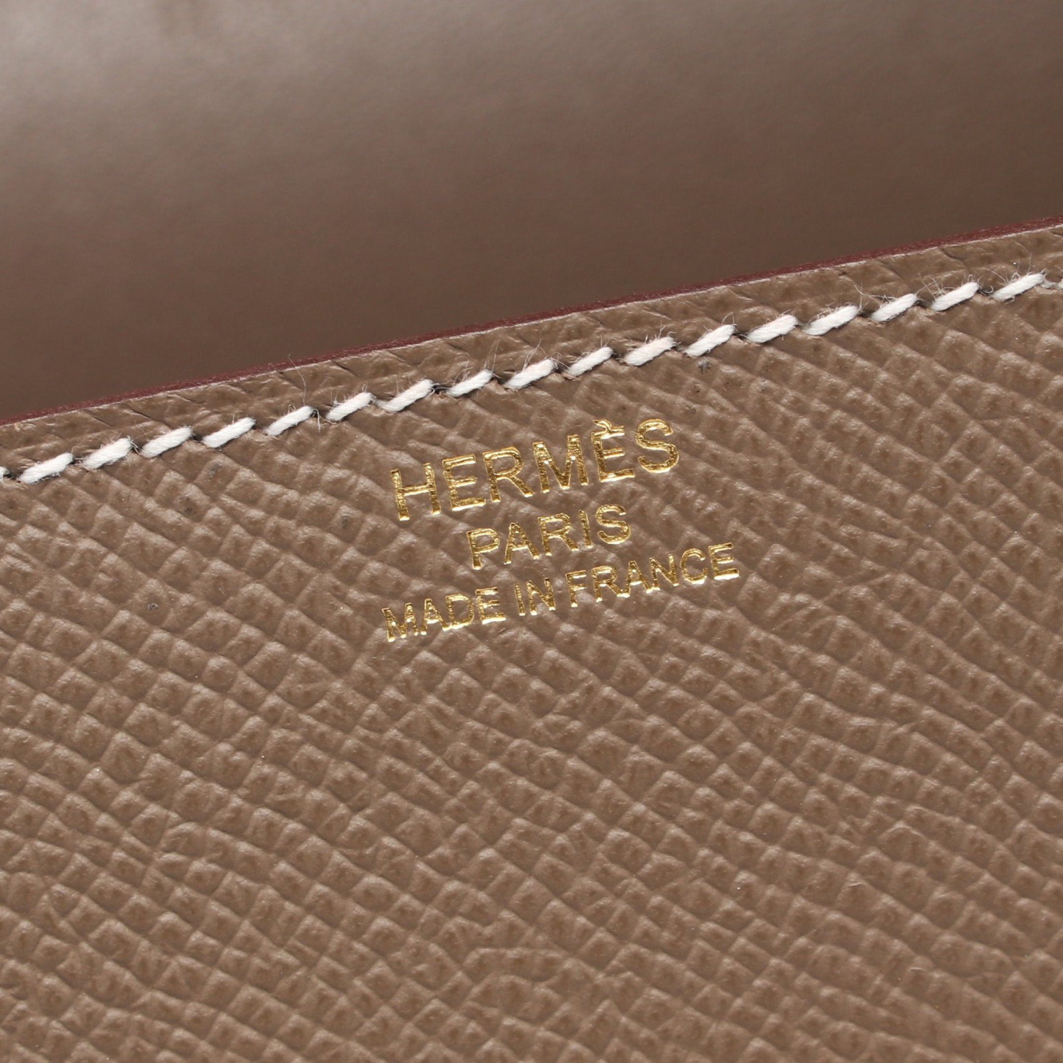 Hermes Hermes Della Cavalleria Elan Etoupe Shoulder Bag Veau Epsom Gray Brown Gold Hardware B Stamp Size ONE SIZE - 4 Thumbnail