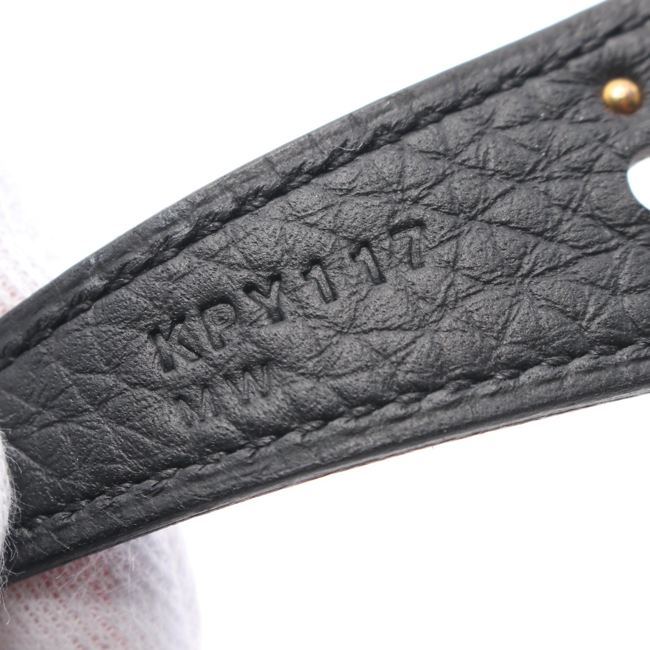 Hermes Hermes Lindy 26 Shoulder Bag Clemence Leather Black Gold Hardware K Stamp Size ONE SIZE - 5 Thumbnail