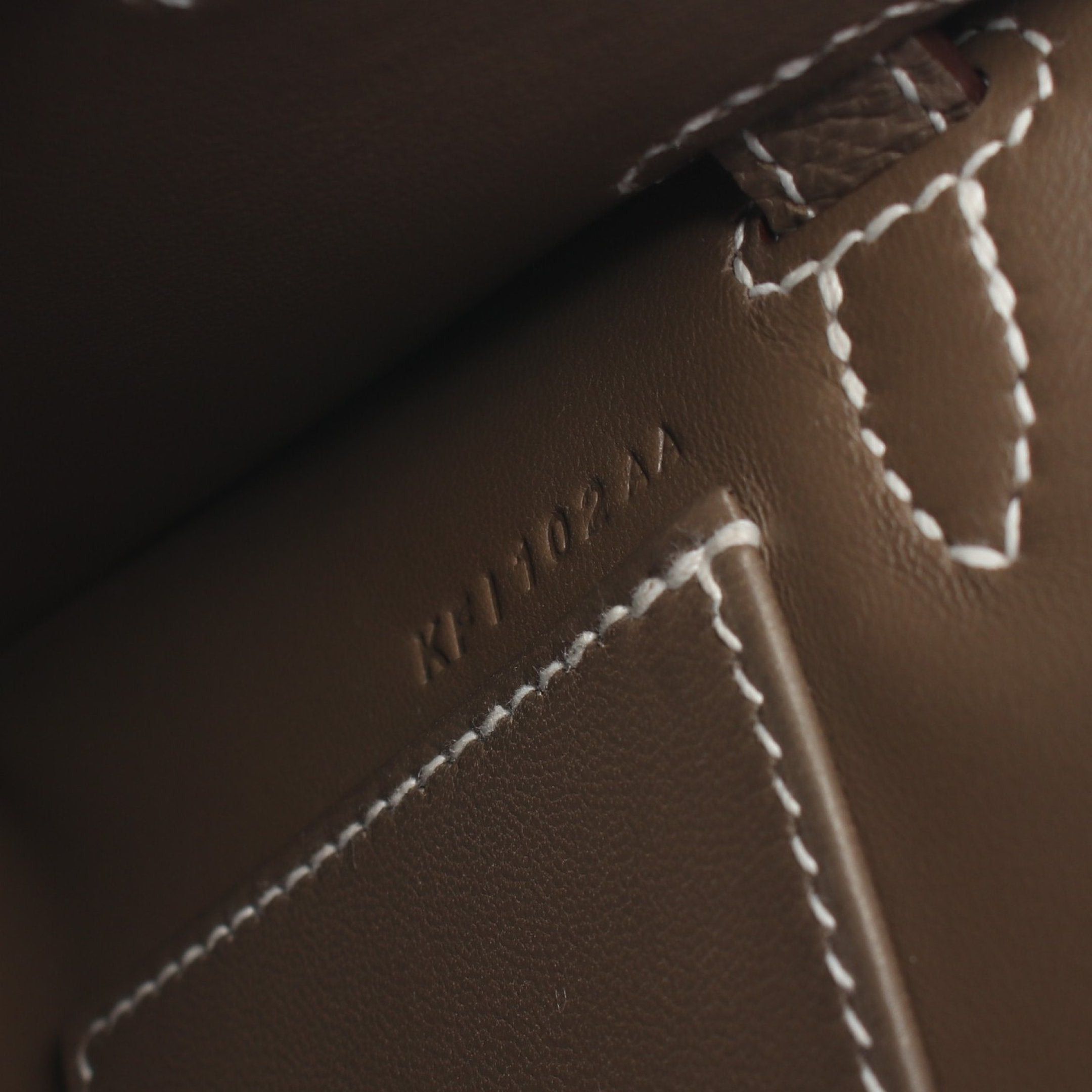 Hermes Hermes Mini Kelly 2 Handbag Veau Epsom Gray Brown Gold Hardware K Stamp Size ONE SIZE - 5 Thumbnail