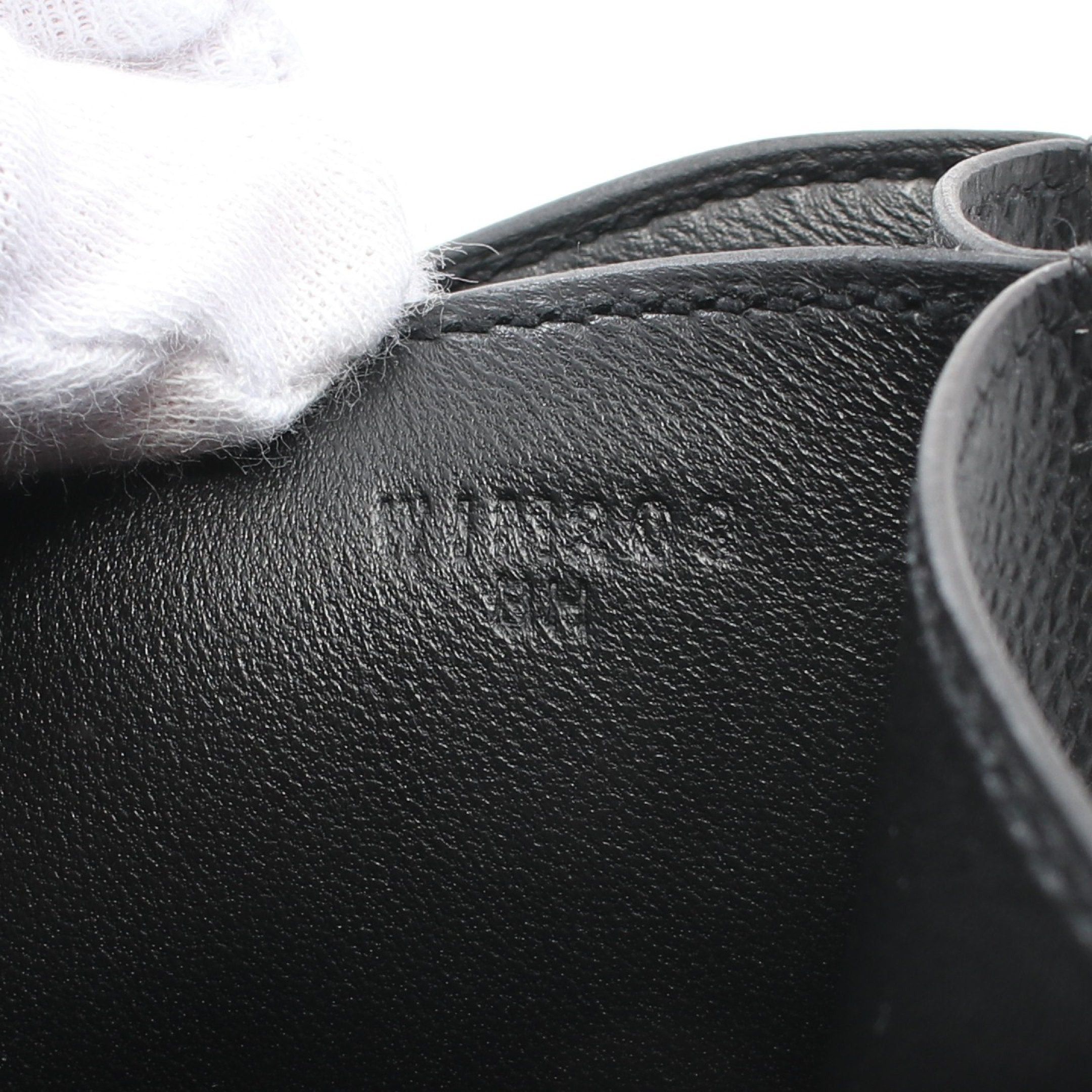 Hermes Hermes Constance 3 Mini Shoulder Bag Veau Epsom Black Silver Hardware Double Engraved Size ONE SIZE - 5 Thumbnail