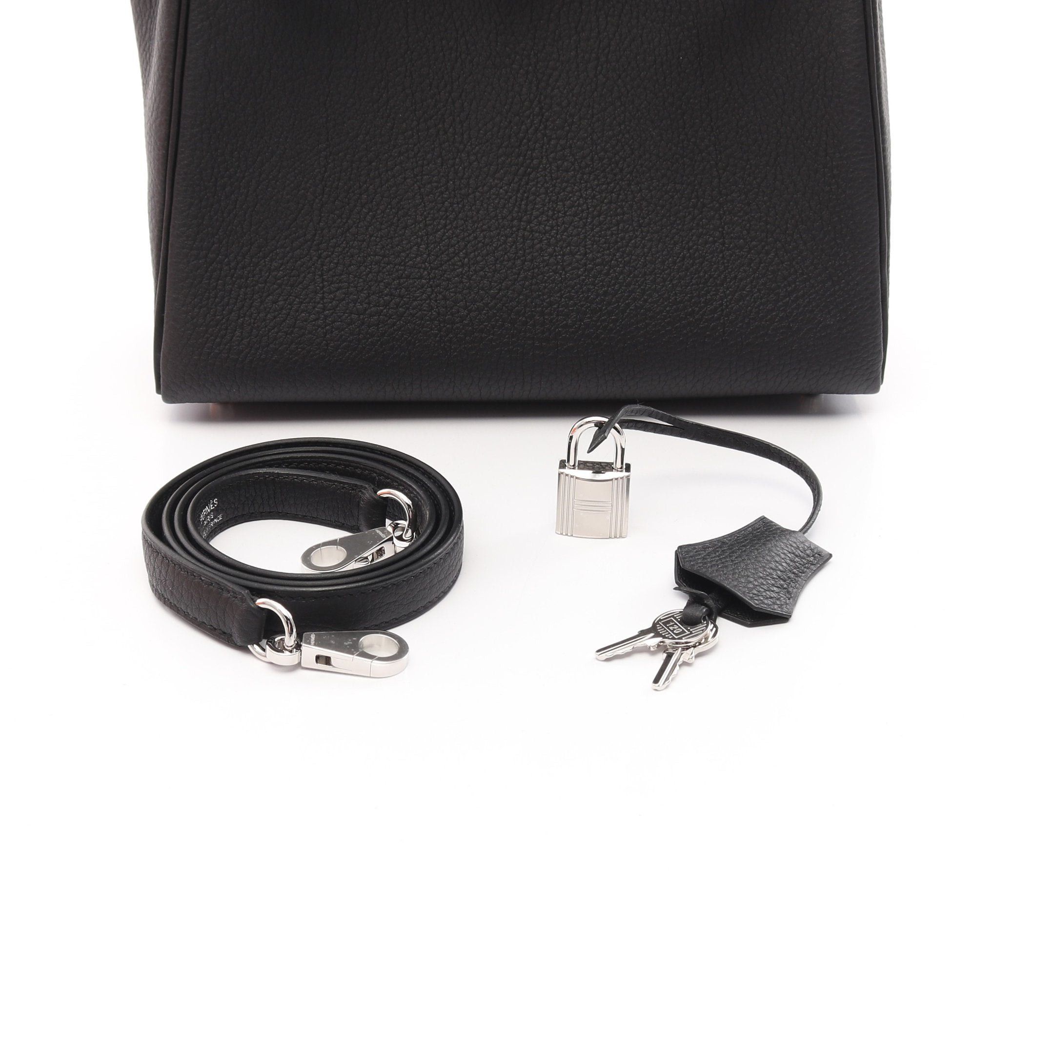 Hermes Hermes Kelly 25 Handbag Togo Black Silver Hardware Inner Stitch K Stamp Size ONE SIZE - 6 Thumbnail