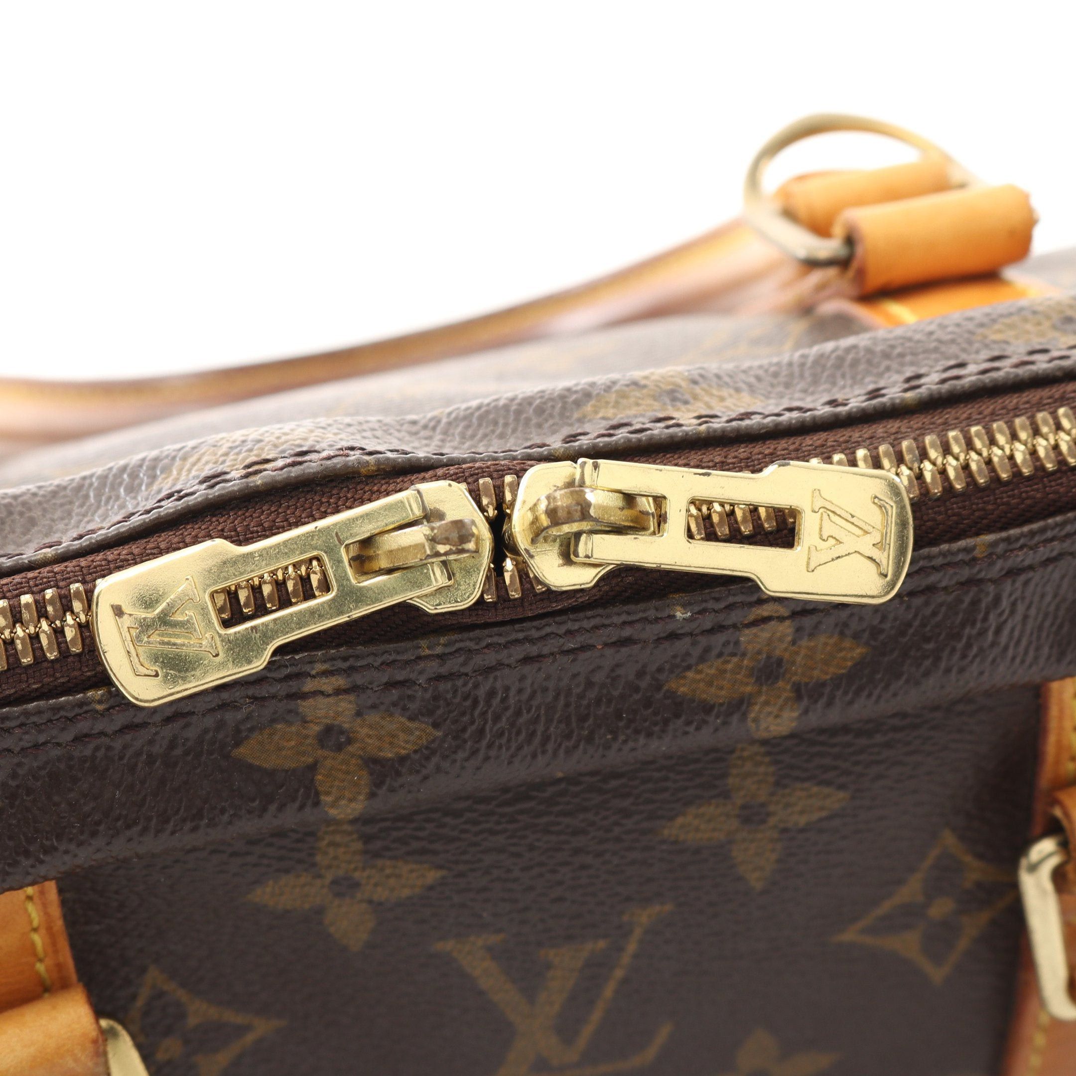 Louis Vuitton Louis Vuitton Porte Document Voyage Monogram Briefcase Business Bag Leather Brown Size ONE SIZE - 9 Thumbnail