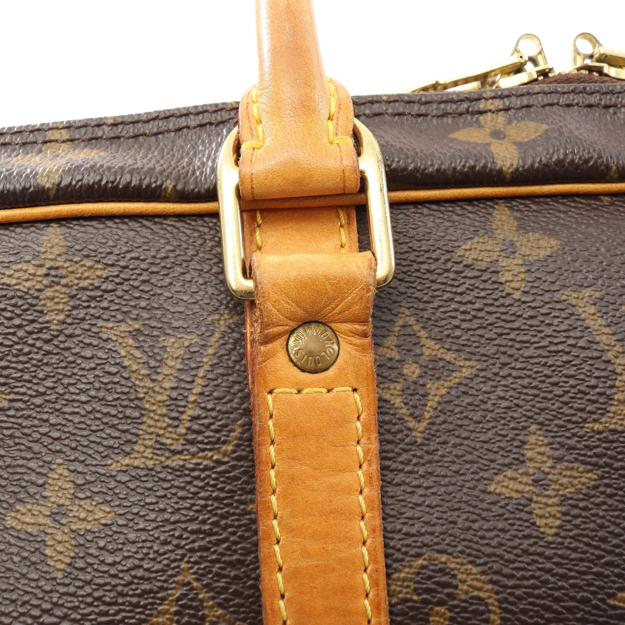 Louis Vuitton Louis Vuitton Porte Document Voyage Monogram Briefcase Business Bag Leather Brown Size ONE SIZE - 11 Thumbnail