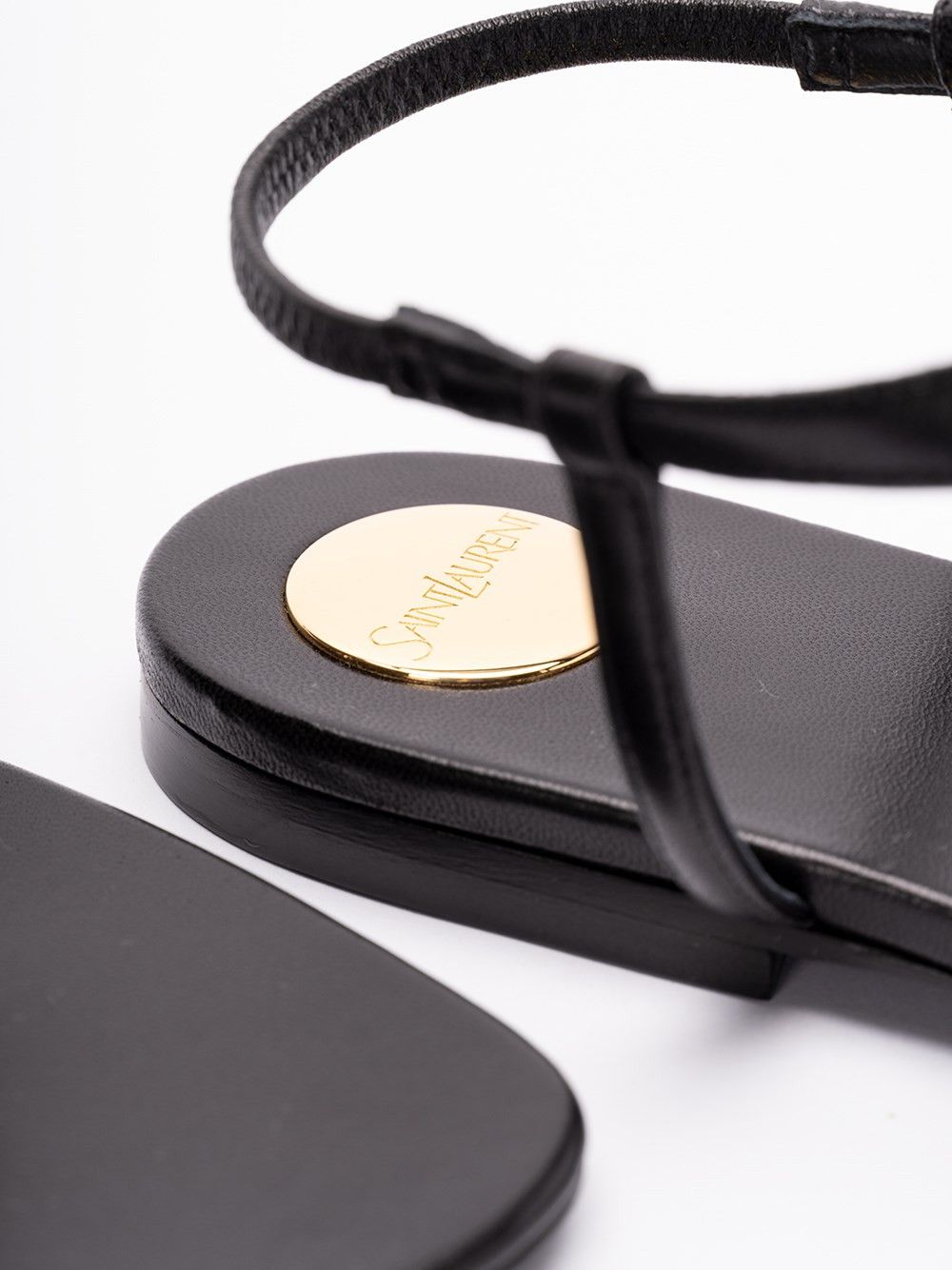 Saint Laurent Paris `Cassandra` Sandals Size US 8 / IT 38 - 5 Thumbnail