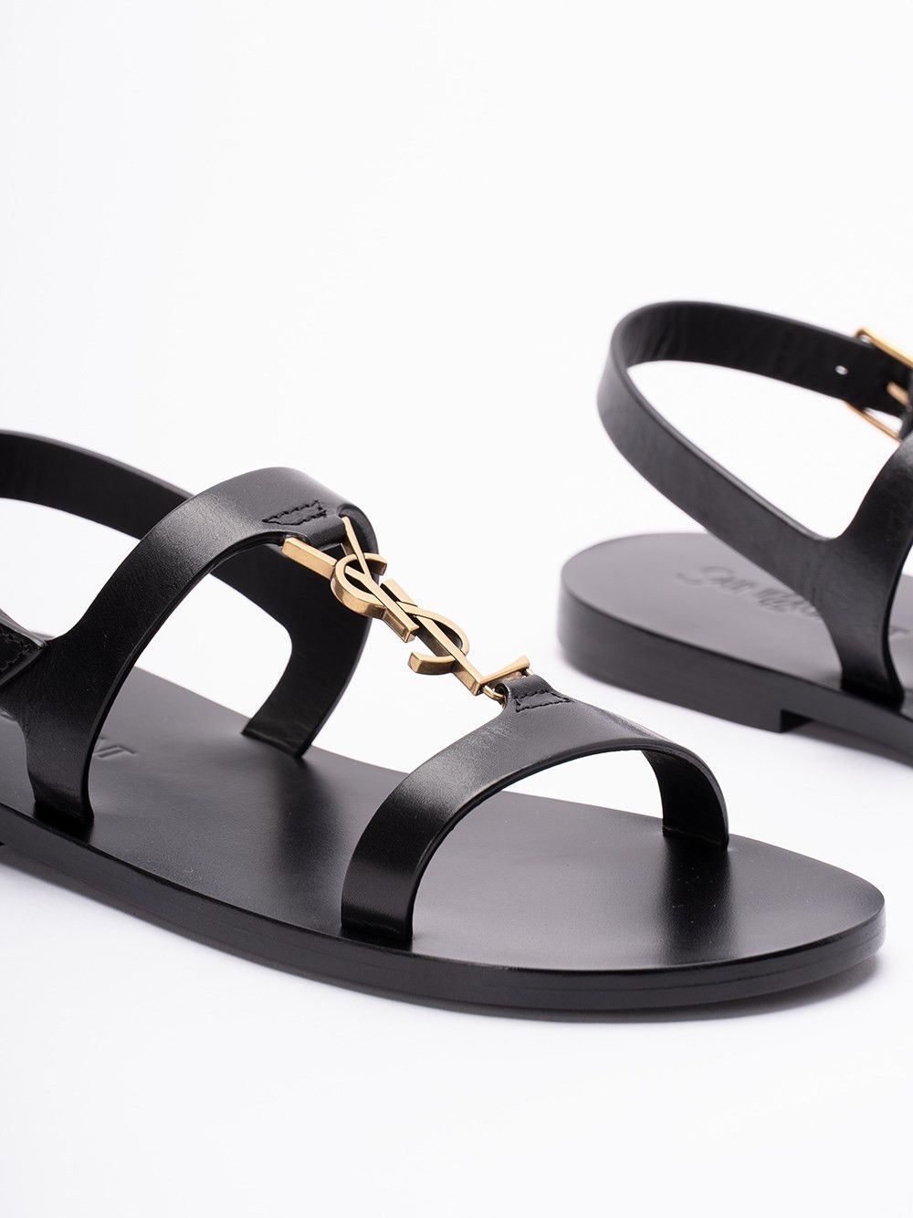 Saint Laurent Paris `Pepe` Sandals Size US 9 / IT 39 - 5 Thumbnail