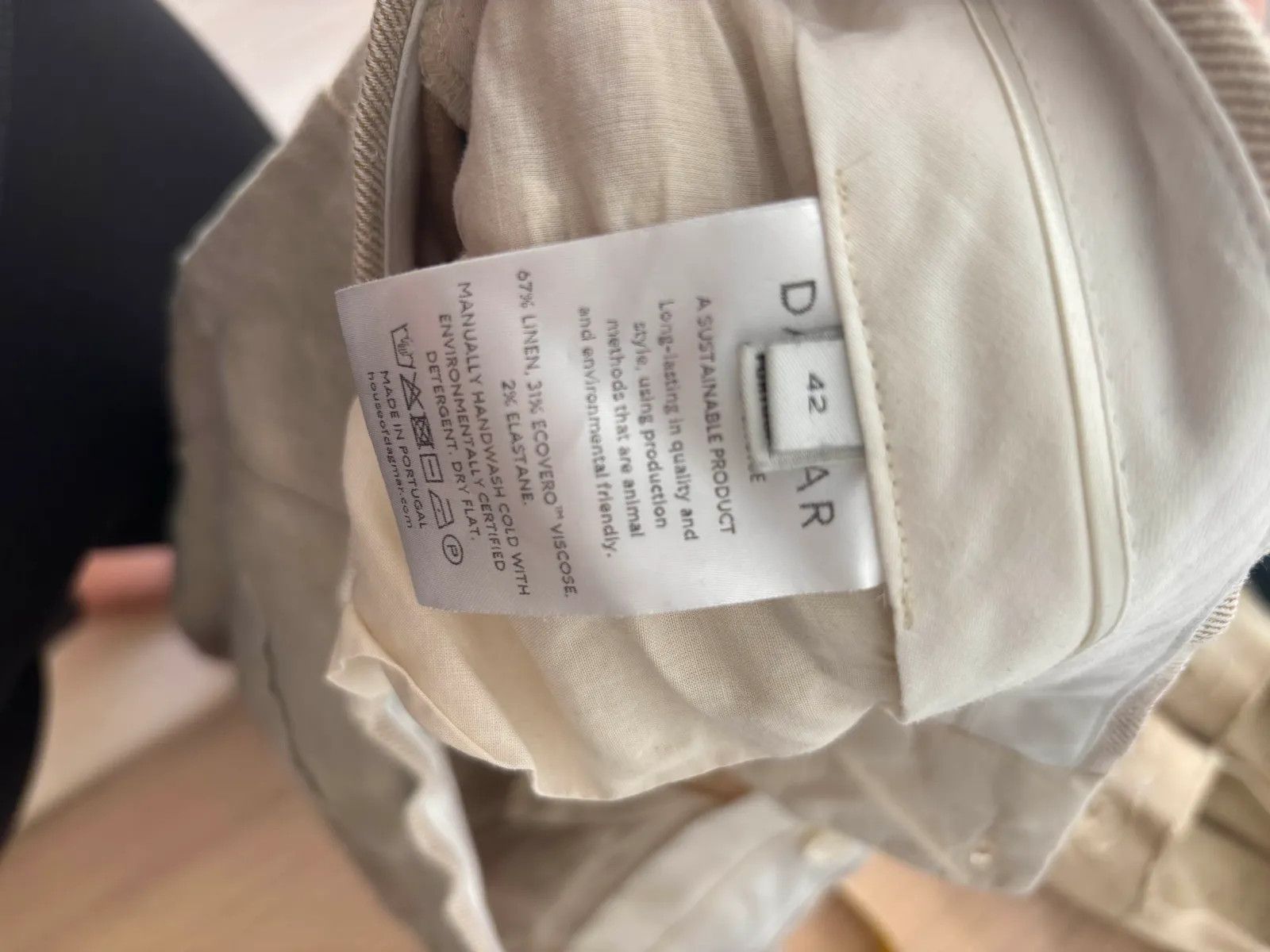 Dagmar Dagmar Dagmar Valentina Linen Trousers Pants Size 30" / US 8 / IT 44 - 4 Thumbnail