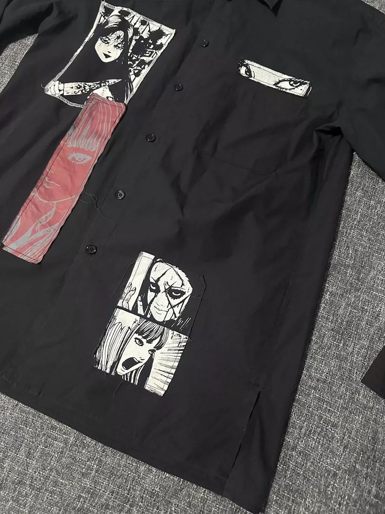Yohji Yamamoto Yohji Yamamoto Long Sleeve Shirt with Prints Size US M / EU 48-50 / 2 - 3 Thumbnail