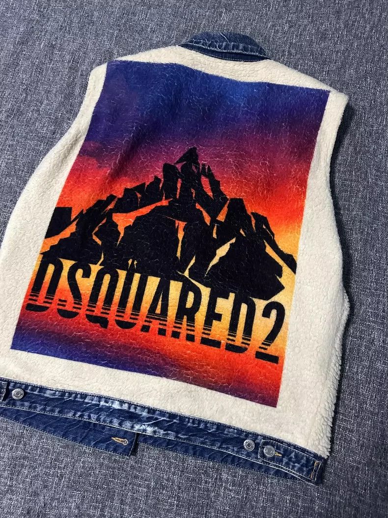 Dsquared2 Dsquared2 Denim Wool Blend Vest XL Size US XL / EU 56 / 4 - 6 Thumbnail
