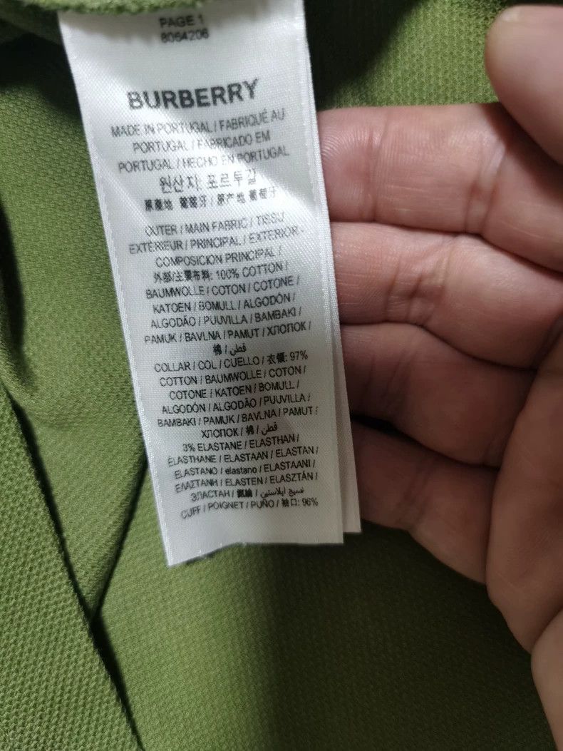Burberry Burberry Classic Logo Short Sleeve Polo Shirt Size US XL / EU 56 / 4 - 4 Thumbnail