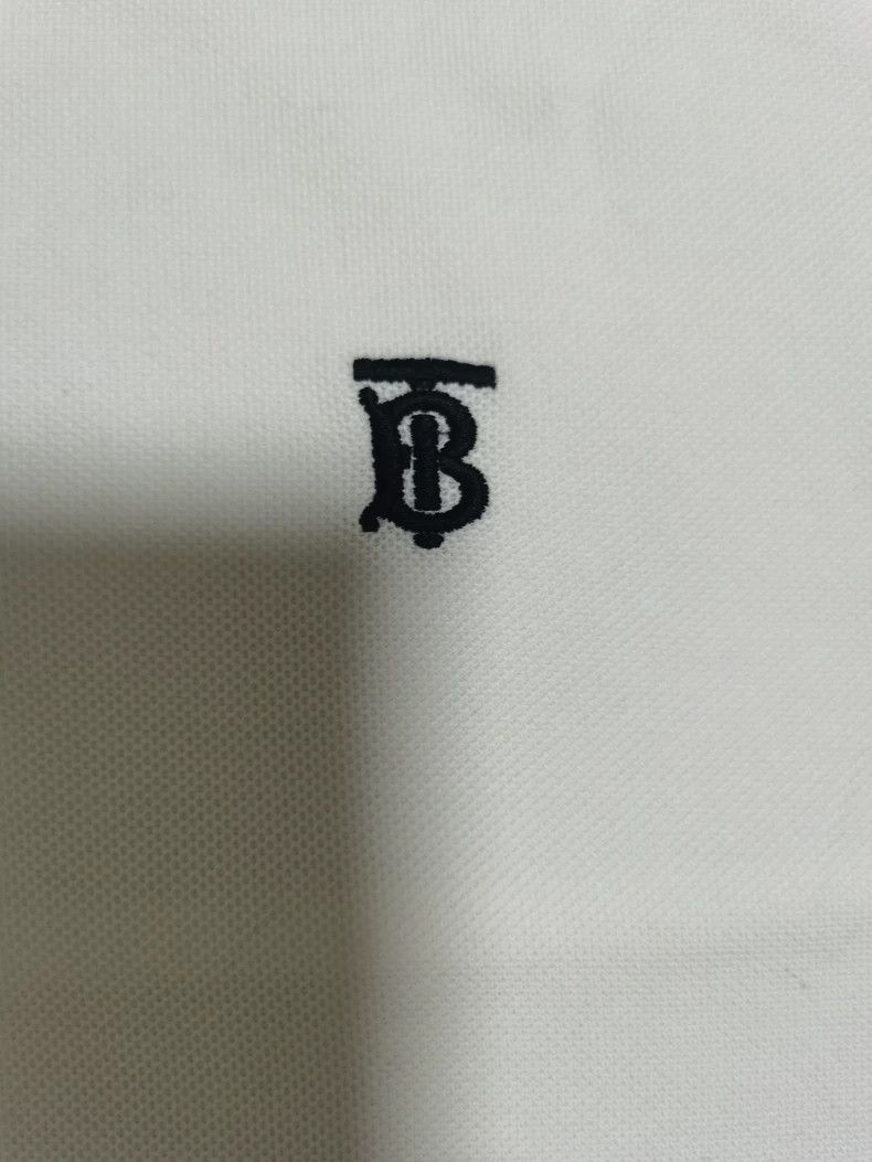 Burberry Burberry Classic Embroidered Logo Short Sleeve Polo Size US L / EU 52-54 / 3 - 3 Thumbnail