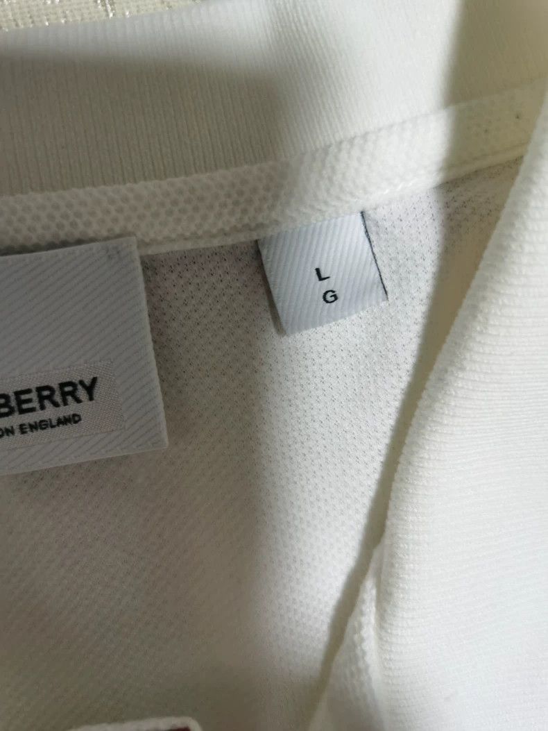 Burberry Burberry Classic Embroidered Logo Short Sleeve Polo Size US L / EU 52-54 / 3 - 5 Thumbnail