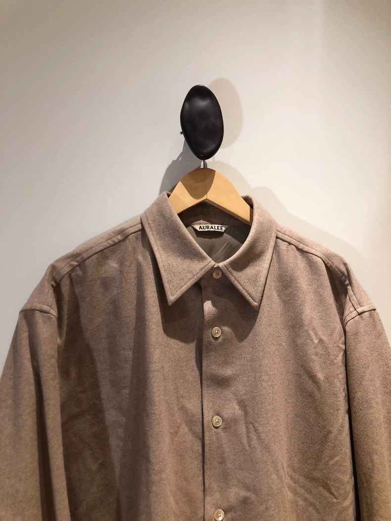Auralee Auralee Wool Shirt in Unique Color Size US M / EU 48-50 / 2 - 3 Thumbnail