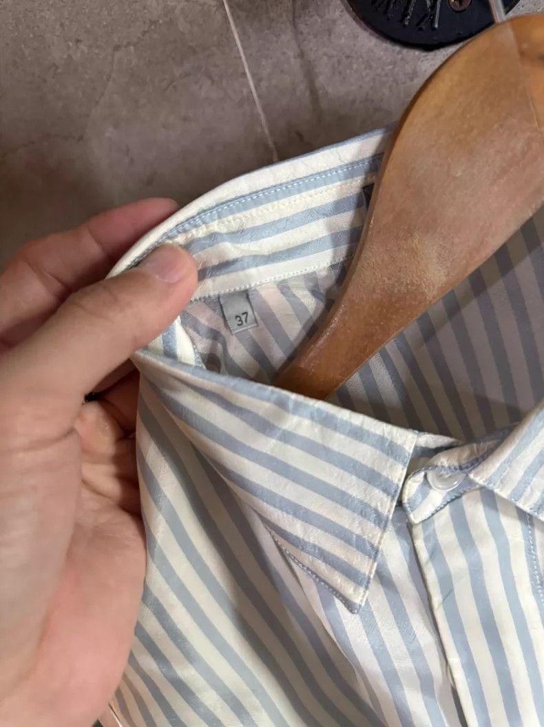 Dior Striped Shirt with Silk Feel by Dior Size US L / EU 52-54 / 3 - 4 Thumbnail