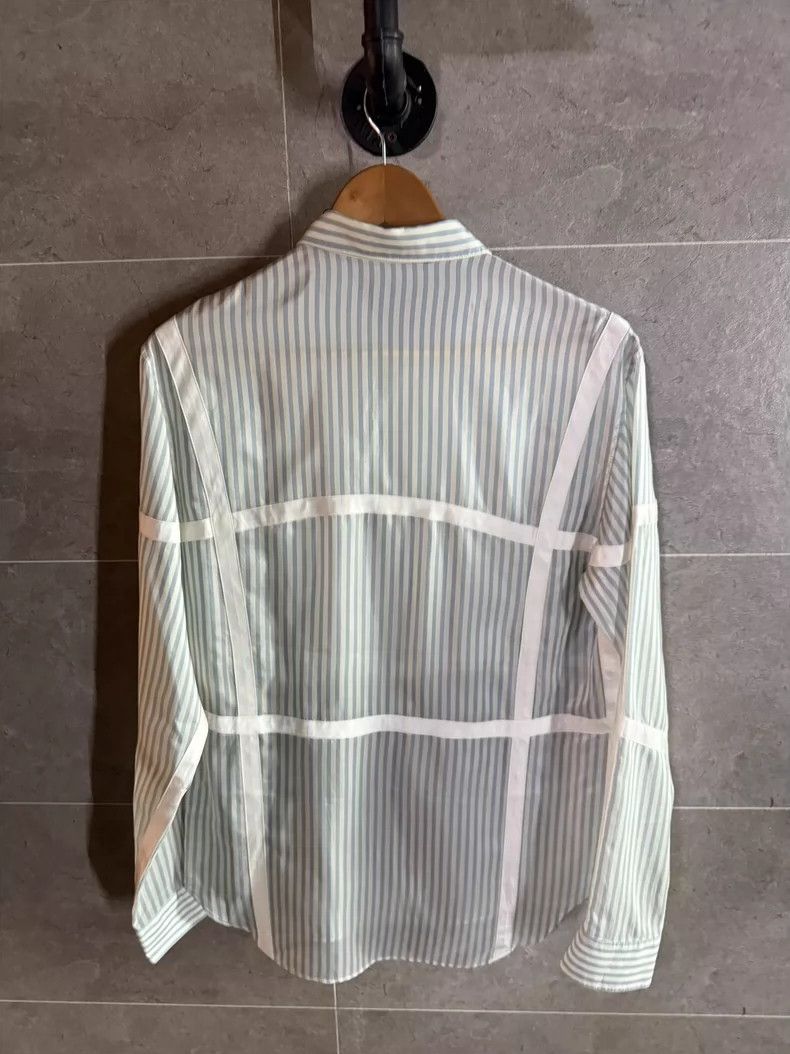 Dior Striped Shirt with Silk Feel by Dior Size US L / EU 52-54 / 3 - 2 Thumbnail