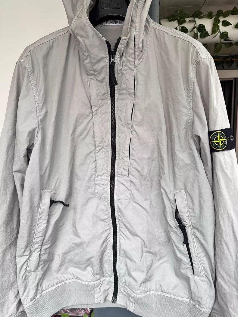 Stone Island Stone Island Gray Beige Hooded Jacket Size US XXL / EU 58 / 5 - 2 Thumbnail