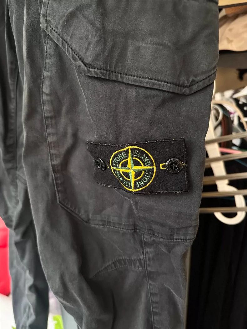 Stone Island Stone Island Black Cargo Pants Size 28 Size US 28 / EU 44 - 3 Thumbnail