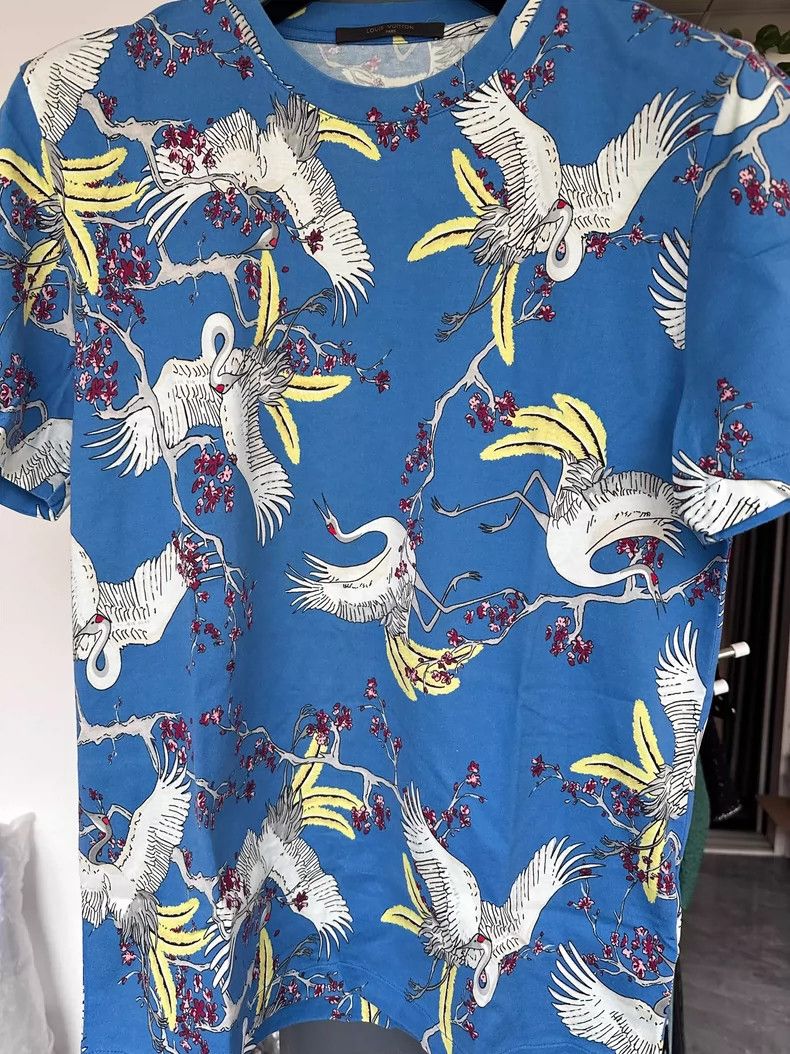 Louis Vuitton Louis Vuitton Crane Short Sleeve Tee M Size US M / EU 48-50 / 2 - 2 Thumbnail
