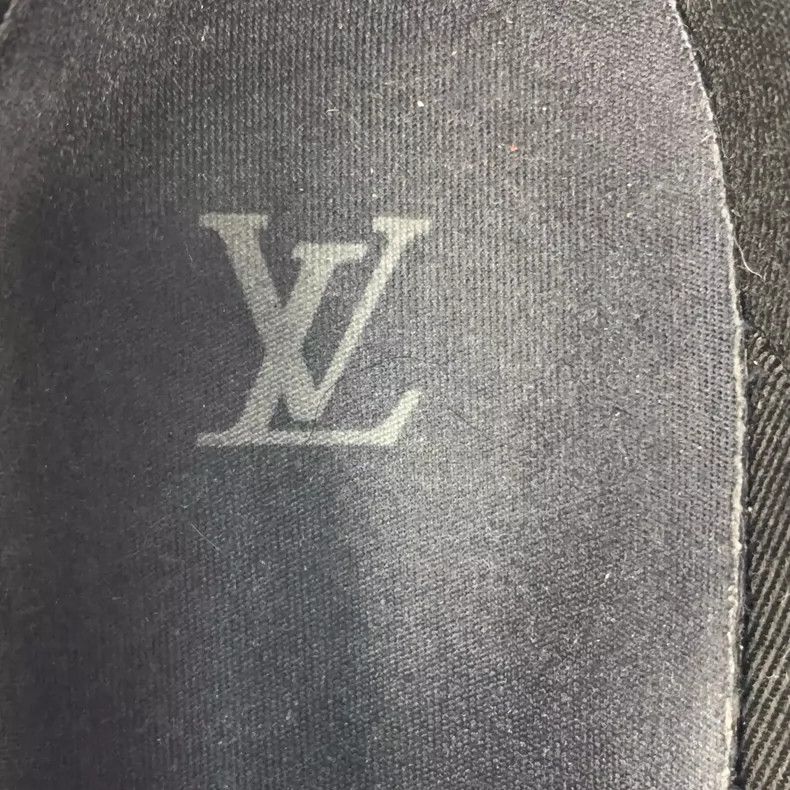 Louis Vuitton Louis Vuitton Black Fabric Casual Sneakers Size US 11.5 / EU 44-45 - 7 Thumbnail