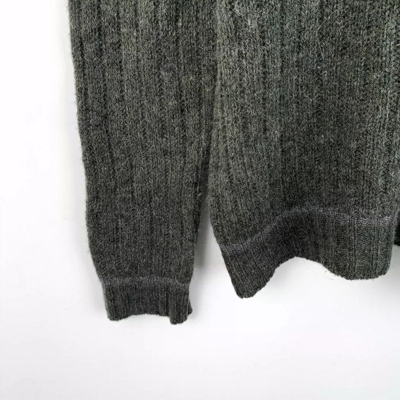 Moncler Moncler Gray Wool Knitted Sweater XL Size US XL / EU 56 / 4 - 4 Thumbnail