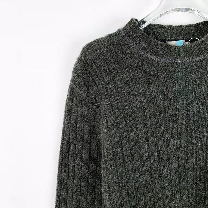 Moncler Moncler Gray Wool Knitted Sweater XL Size US XL / EU 56 / 4 - 3 Thumbnail