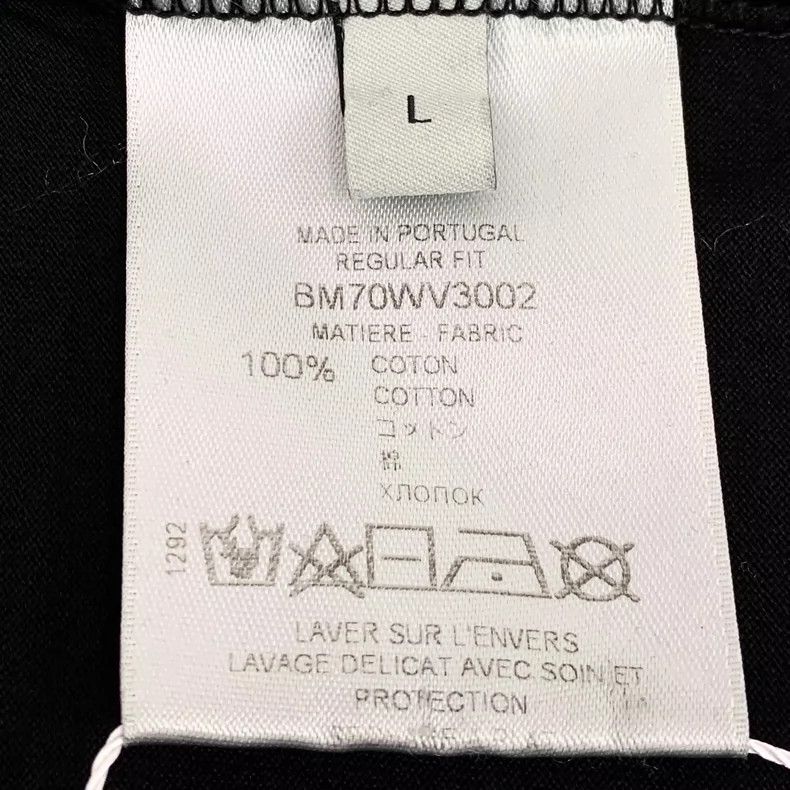 Givenchy Givenchy Black Logo Cotton Short Sleeve T-Shirt Size US L / EU 52-54 / 3 - 7 Thumbnail