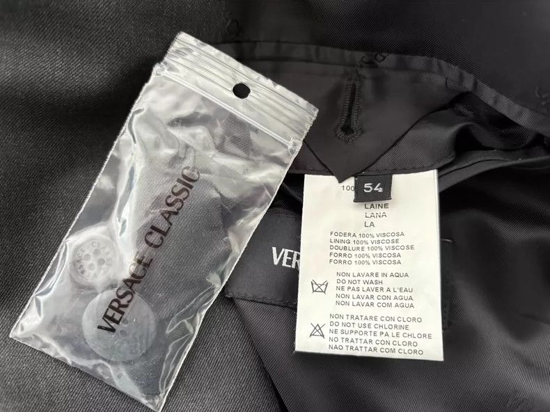 Versace Versace Classic Men's Charcoal Gray Suit Size US L / EU 52-54 / 3 - 6 Thumbnail