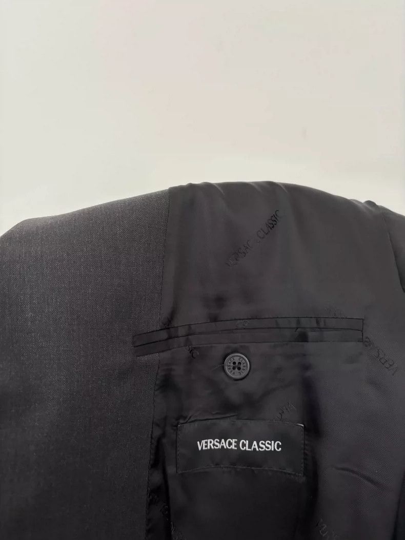 Versace Versace Classic Men's Charcoal Gray Suit Size US L / EU 52-54 / 3 - 5 Thumbnail