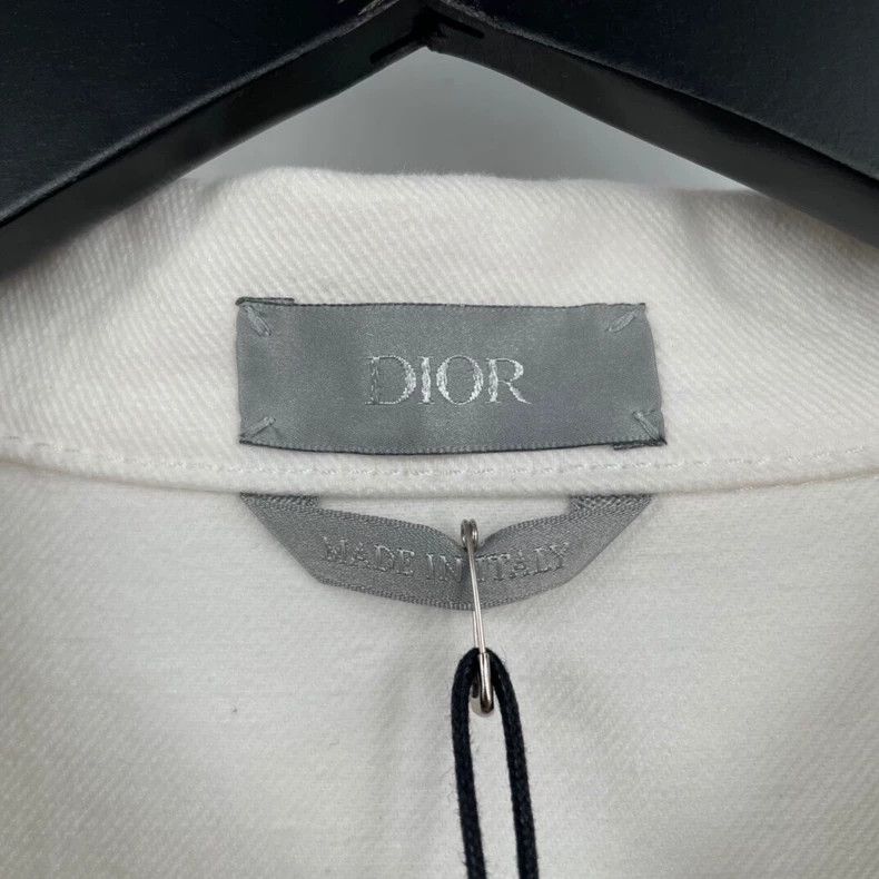 Dior Dior Embroidered CD Letter Denim Jacket Size US L / EU 52-54 / 3 - 3 Thumbnail
