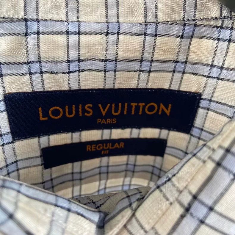 Louis Vuitton Louis Vuitton Checked Long Sleeve Shirt Size US XS / EU 42 / 0 - 3 Thumbnail