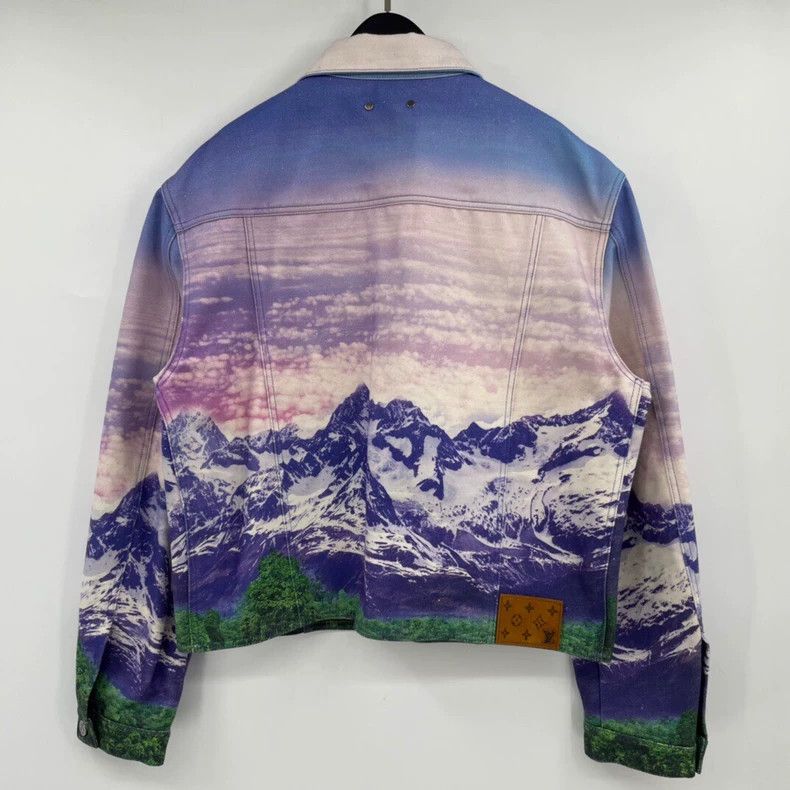 Louis Vuitton Louis Vuitton Landscape Denim Jacket Size US L / EU 52-54 / 3 - 2 Thumbnail