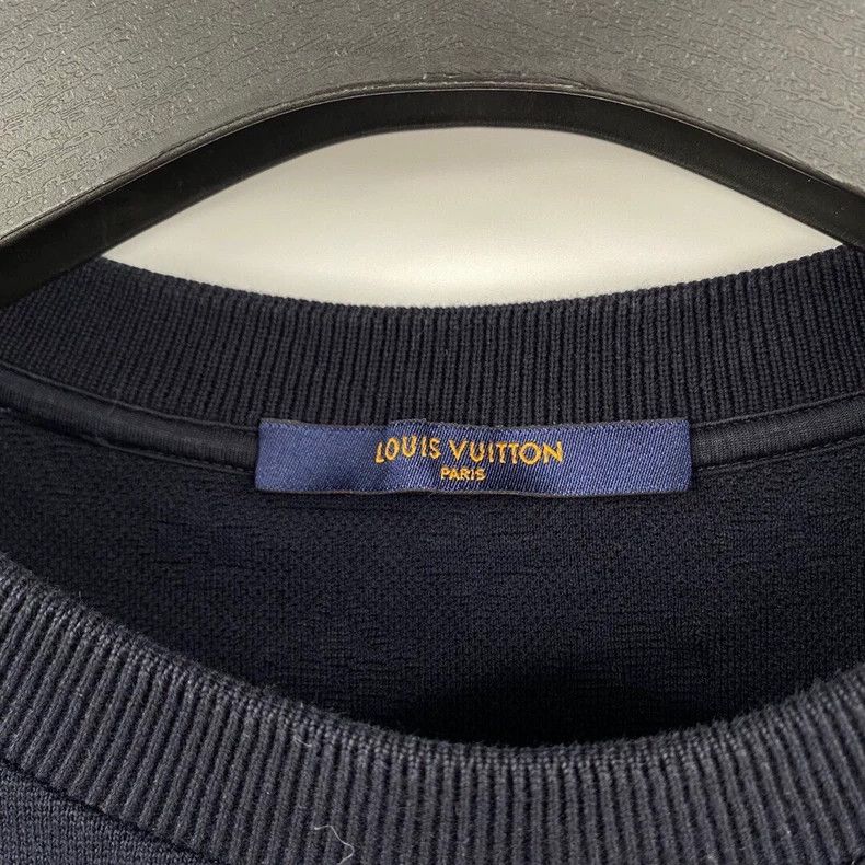 Louis Vuitton Louis Vuitton Navy Pocket Short Sleeve Tee Size US S / EU 44-46 / 1 - 3 Thumbnail