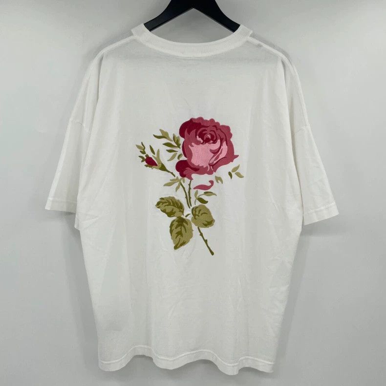 Dior Dior White Floral Embroidery Short Sleeve Shirt Size US XXL / EU 58 / 5 - 2 Thumbnail