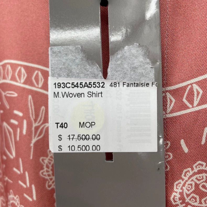 Dior Dior Short Sleeve Shirt with Paisley Print Size US M / EU 48-50 / 2 - 5 Thumbnail