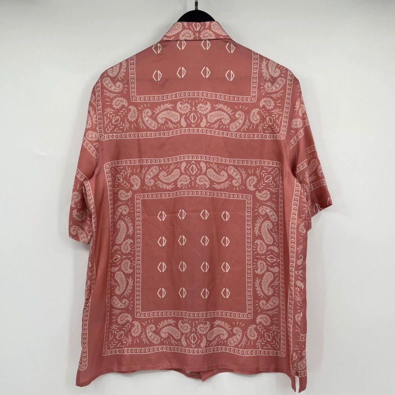 Dior Dior Short Sleeve Shirt with Paisley Print Size US M / EU 48-50 / 2 - 2 Thumbnail