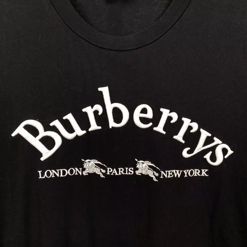 Burberry Burberrys Embroidered Short Sleeve T-Shirt Size US S / EU 44-46 / 1 - 3 Thumbnail