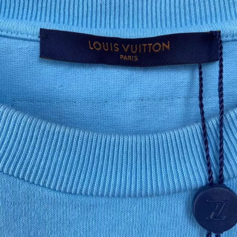 Louis Vuitton Louis Vuitton Blue Short Sleeve T-Shirt Size US S / EU 44-46 / 1 - 3 Thumbnail