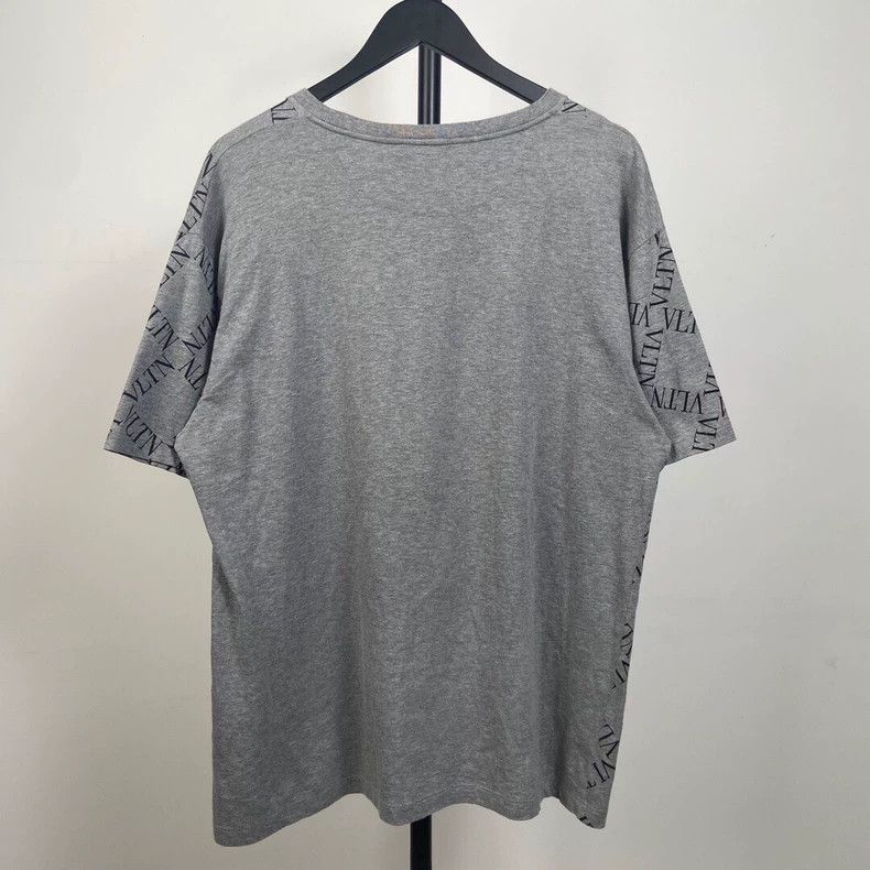 Valentino Valentino Gray Short Sleeve Graphic T-shirt Size US M / EU 48-50 / 2 - 2 Thumbnail