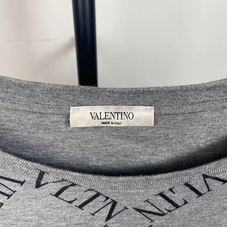 Valentino Valentino Gray Short Sleeve Graphic T-shirt Size US M / EU 48-50 / 2 - 4 Thumbnail