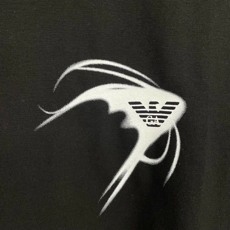 Emporio Armani Armani Short Sleeve Logo T-Shirt Size US M / EU 48-50 / 2 - 3 Thumbnail