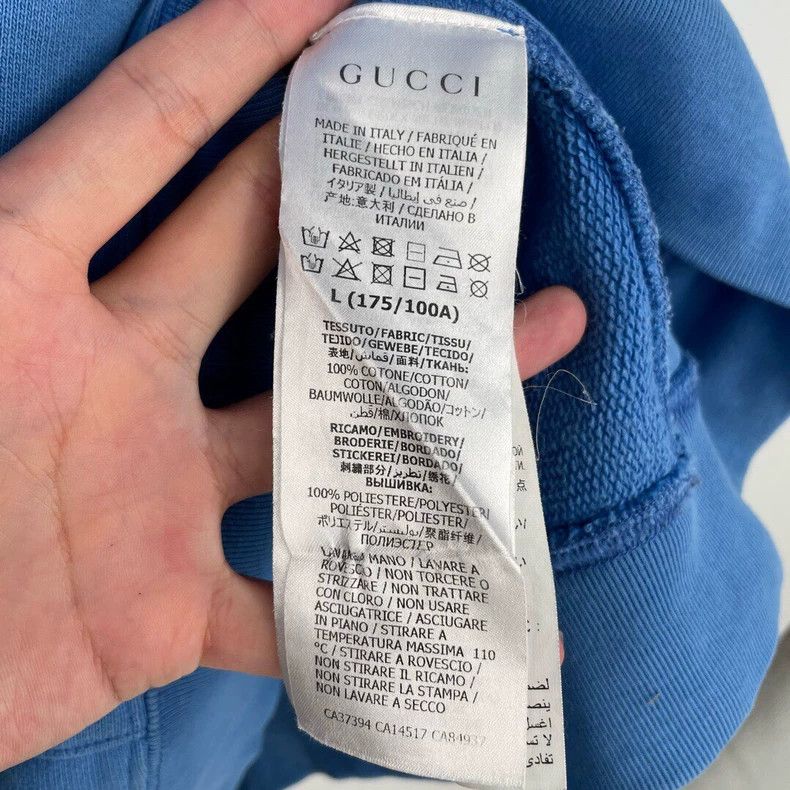 Gucci Gucci Logo Star Embroidery Hoodie Size US L / EU 52-54 / 3 - 5 Thumbnail