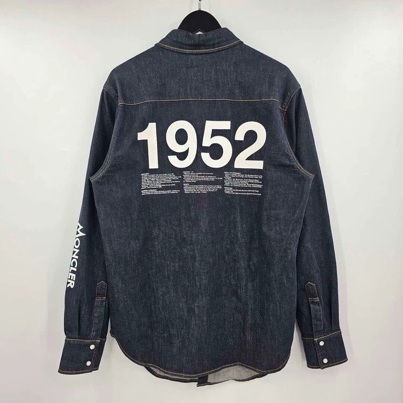 Moncler Genius Moncler Fragment Design Denim Jacket Size US M / EU 48-50 / 2 - 2 Thumbnail