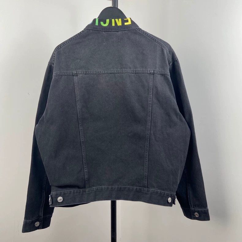 Balenciaga Balenciaga Rainbow Embroidered Denim Jacket Size US M / EU 48-50 / 2 - 2 Thumbnail