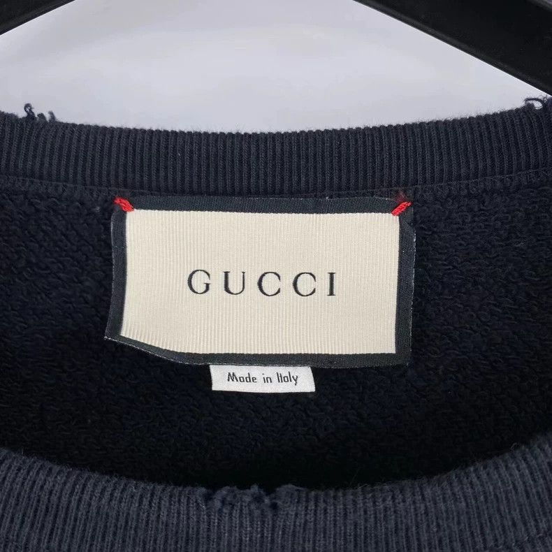 Gucci Gucci Distressed Graphic Sweatshirt Size US M / EU 48-50 / 2 - 3 Thumbnail