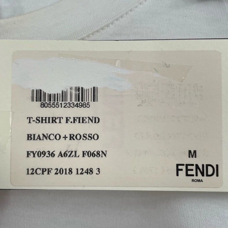 Fendi Fendi Logo Short Sleeve T-Shirt Size US M / EU 48-50 / 2 - 6 Thumbnail