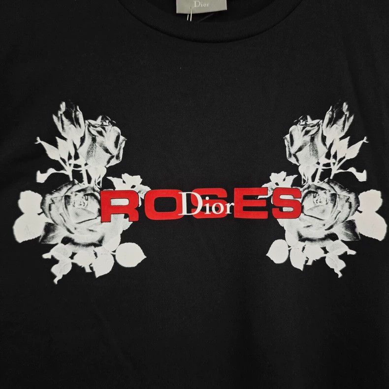 Dior Dior Roses Short Sleeve T-Shirt Size S Size US S / EU 44-46 / 1 - 3 Thumbnail