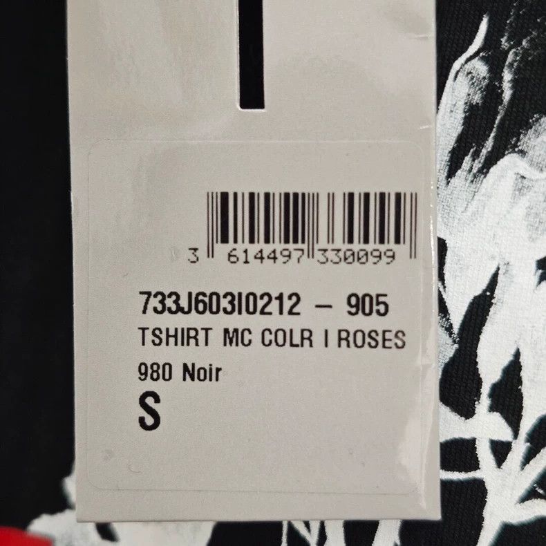 Dior Dior Roses Short Sleeve T-Shirt Size S Size US S / EU 44-46 / 1 - 6 Thumbnail