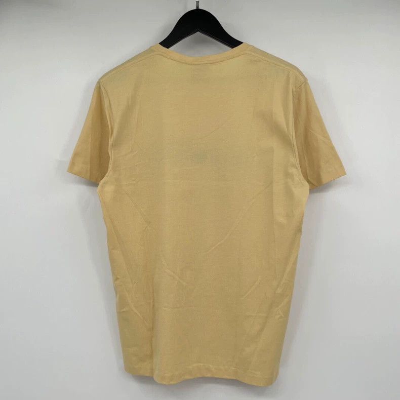 Balenciaga Balenciaga Beige Embroidered Short Sleeve T-Shirt Size US L / EU 52-54 / 3 - 2 Thumbnail