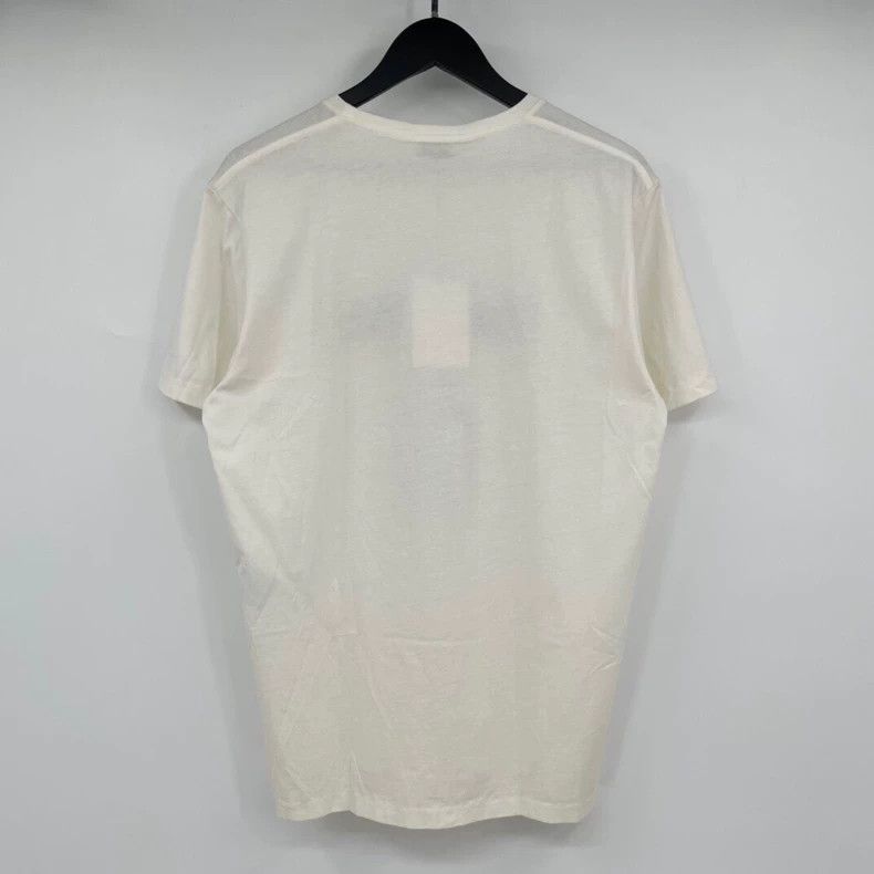 Balenciaga Balenciaga White Embroidered Short Sleeve Shirt Size US L / EU 52-54 / 3 - 2 Thumbnail