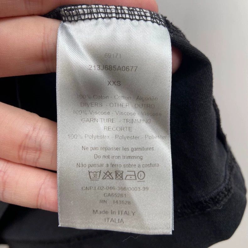 Dior Dior Black Short Sleeve T-Shirt Size US XXS / EU 40 - 5 Thumbnail