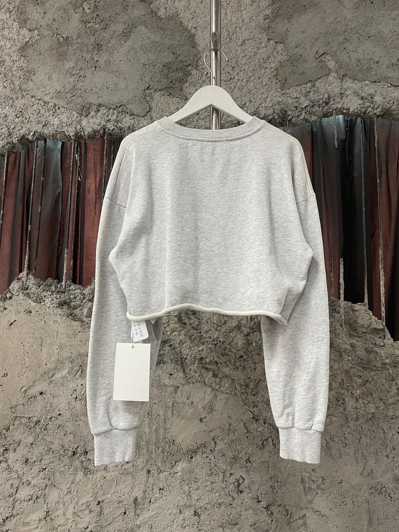 Celine Celine Parks Cropped Sweatshirt in Gray Size US XS / EU 42 / 0 - 2 Thumbnail